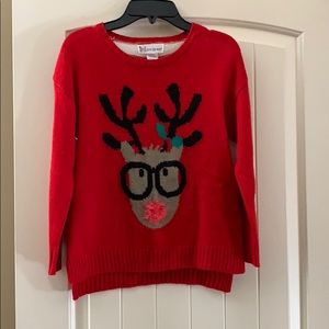Girls reindeer sweater